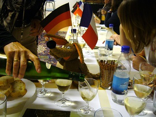 Foto der leckeren Weine beim Weinseminar